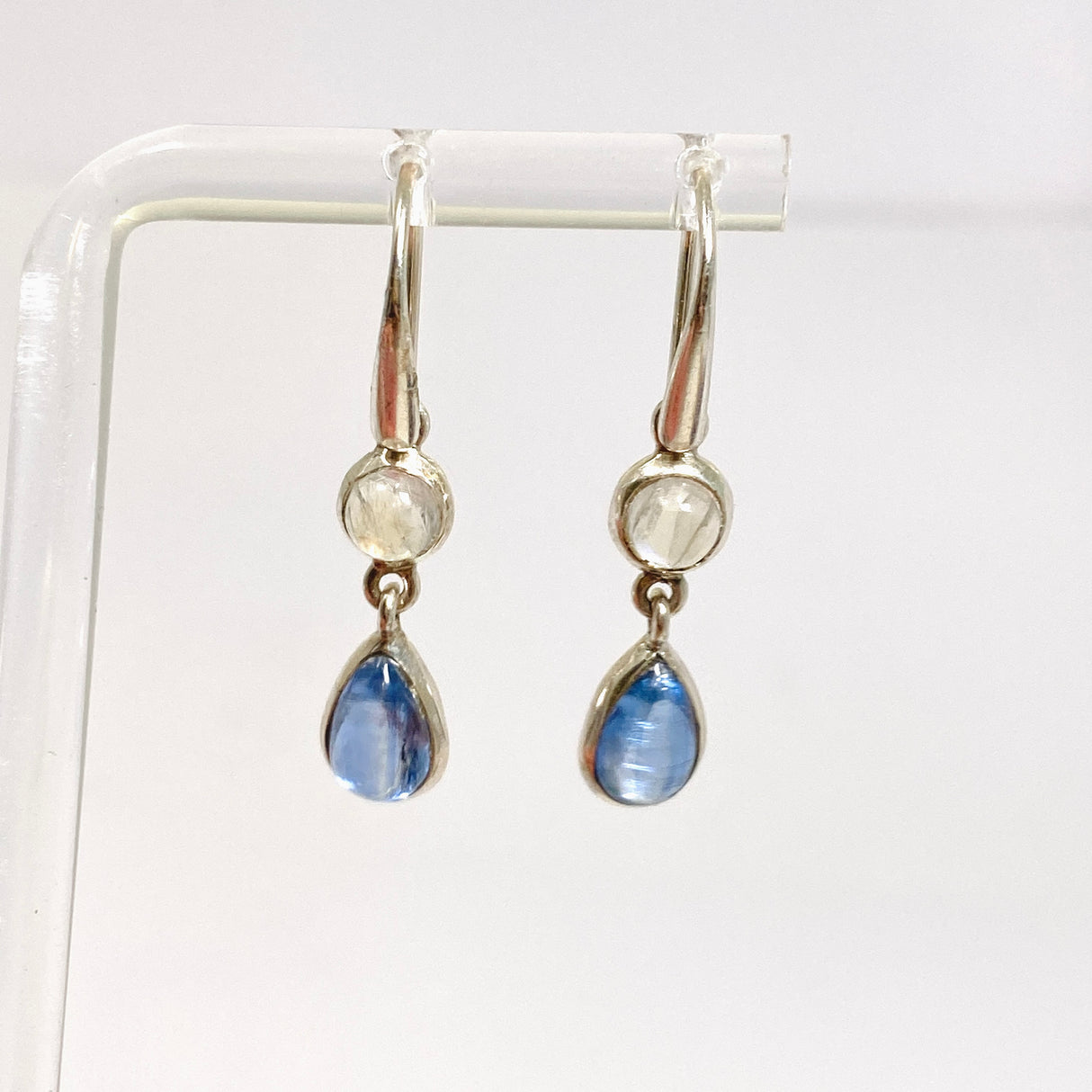 Kyanite and Moonstone Multi-stone Earrings PEGJ360