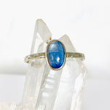 Kyanite fine beaten band ring s.10 KRGJ2687