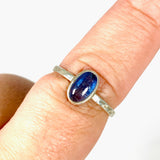 Kyanite fine beaten band ring s.10 KRGJ2687