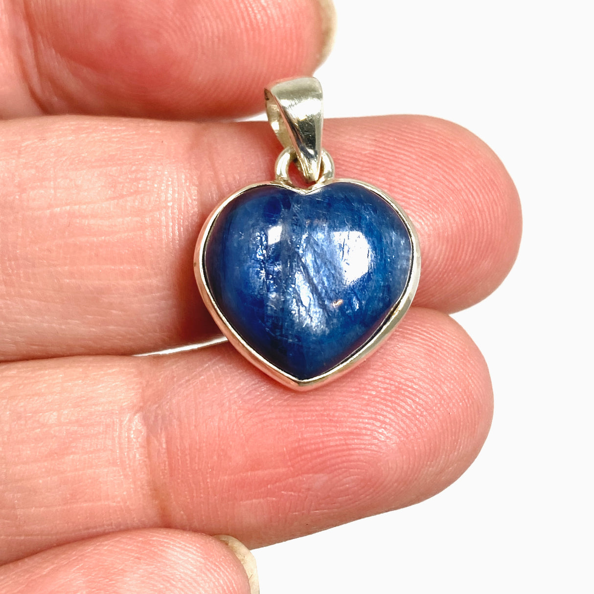Kyanite Heart Cabochon Pendant PPGJ1254