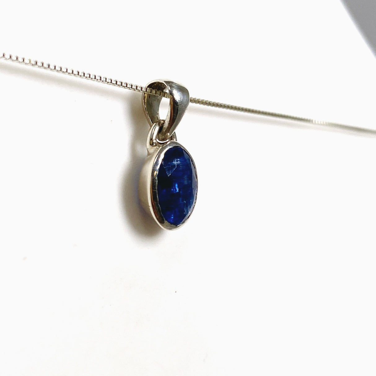 Kyanite (Nepal) Oval Faceted Pendant PPGJ1257