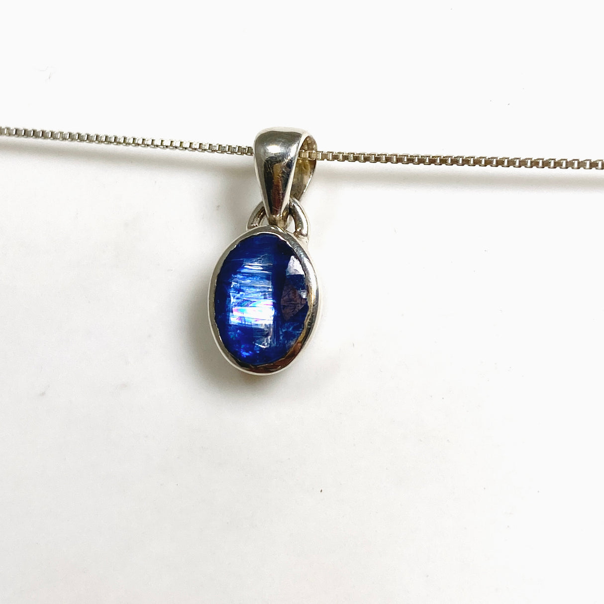Kyanite (Nepal) Oval Faceted Pendant PPGJ1257
