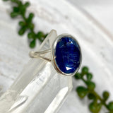 Kyanite oval faceted ring s.7 KRGJ2688 - Nature's Magick