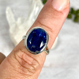 Kyanite oval faceted ring s.7 KRGJ2688 - Nature's Magick