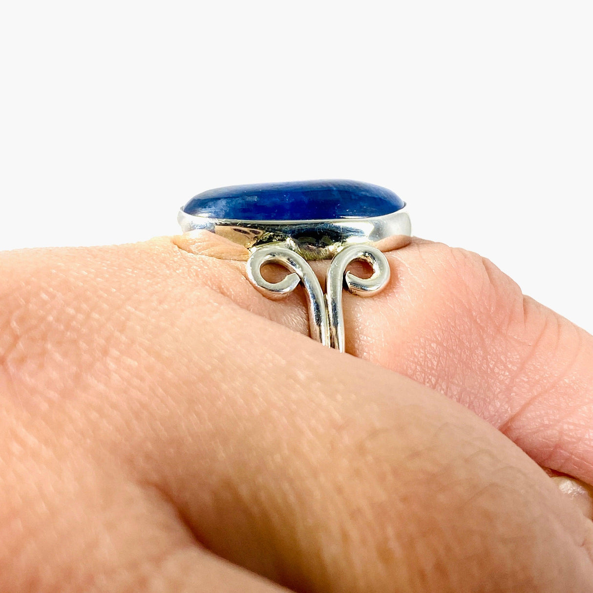 Kyanite oval filigree ring s.10 KRGJ2706