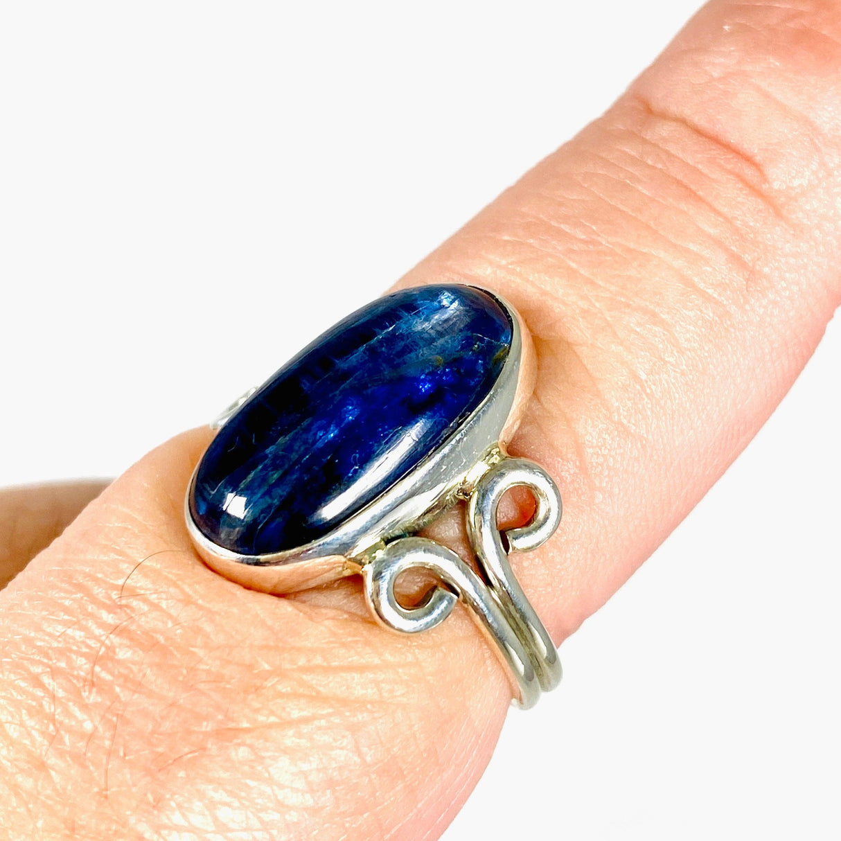 Kyanite oval filigree ring s.9 KRGJ2704