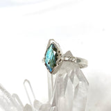Labradorite Faceted Marquise Ring in a Decorative Setting R3726 - Nature's Magick