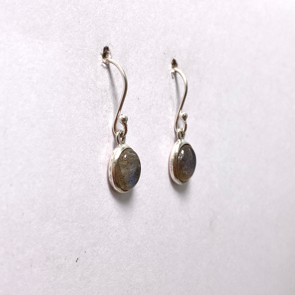 Labradorite Oval Cabochon Earrings PEGJ267