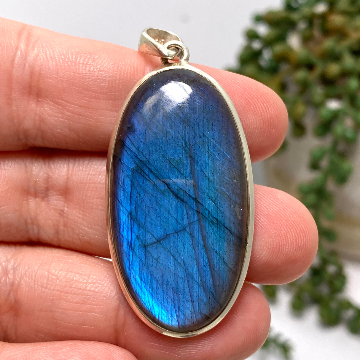 Labradorite Oval Cabochon Pendant PPGJ860