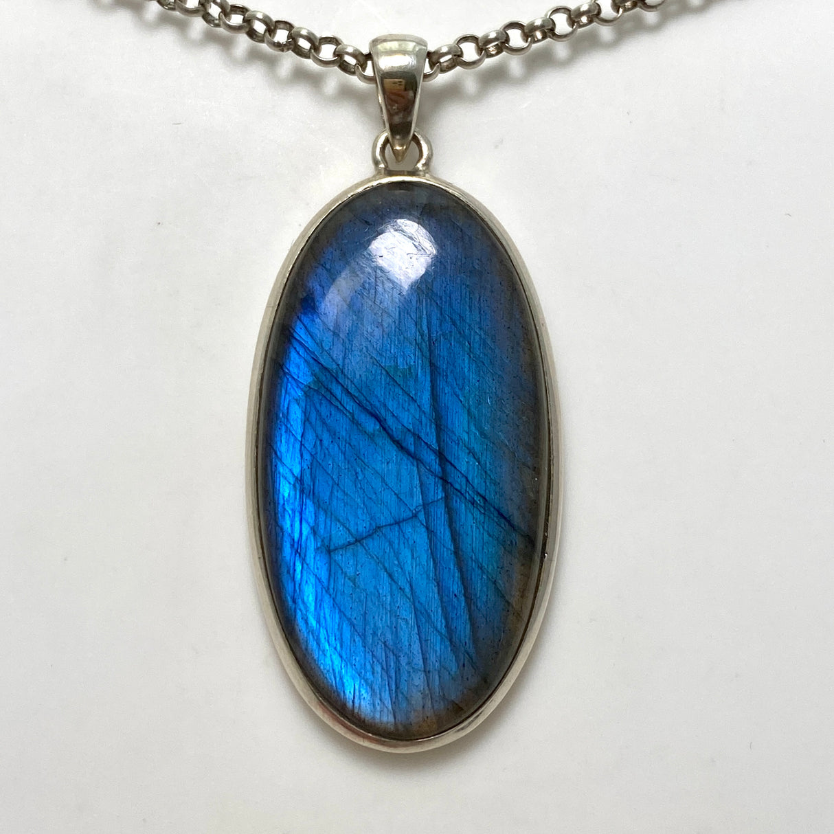 Labradorite Oval Cabochon Pendant PPGJ860