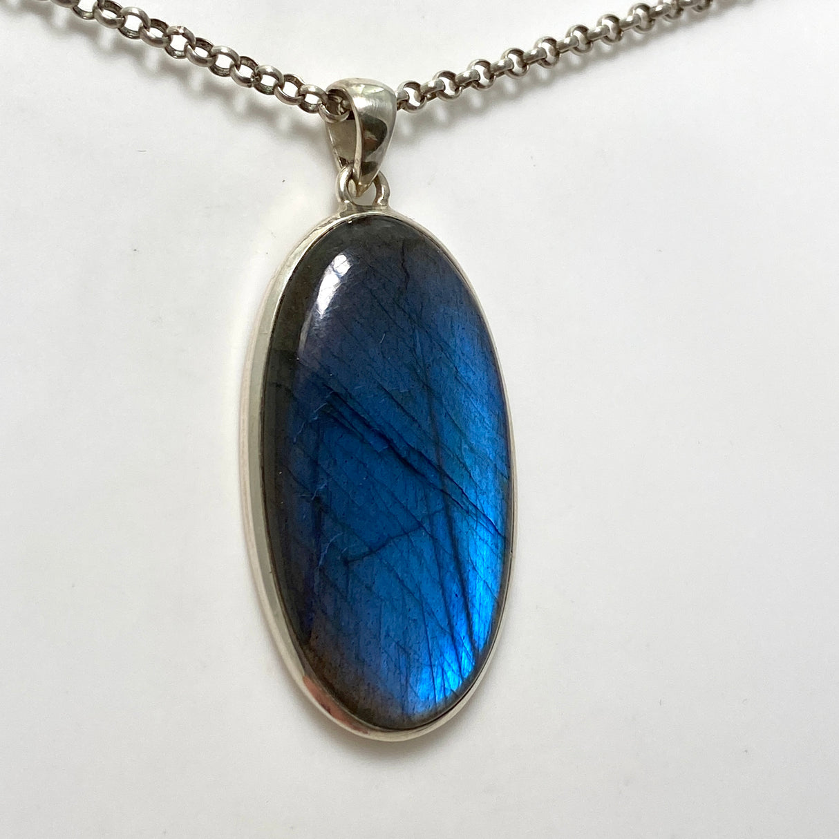 Labradorite Oval Cabochon Pendant PPGJ860