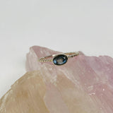 Labradorite Oval Faceted Fine Band Ring R3750-LA - Nature's Magick