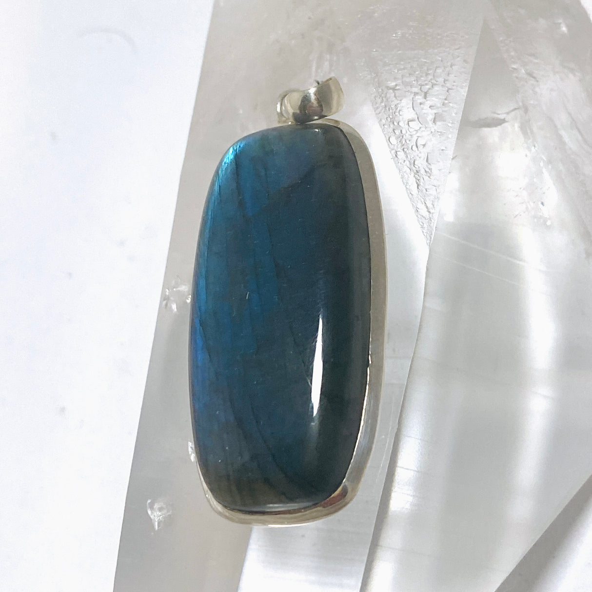 Labradorite Rectangular Cabochon Pendant THP-31