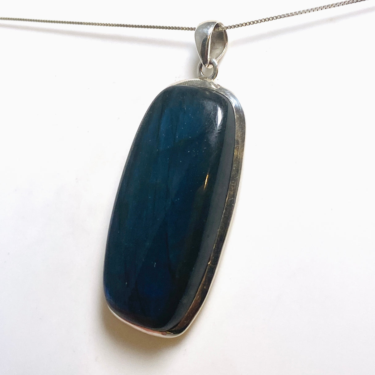 Labradorite Rectangular Cabochon Pendant THP-31