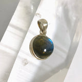 Labradorite Round Cabochon Pendant PPGJ1250