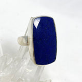 Lapis Lazuli Faceted Rectangular Ring Size 12 PRGJ428 - Nature's Magick