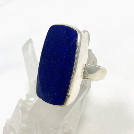 Lapis Lazuli Faceted Rectangular Ring Size 12 PRGJ428 - Nature's Magick