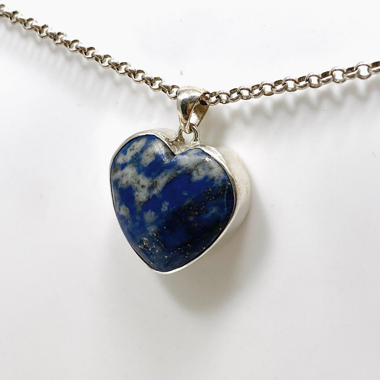 Lapis Lazuli Heart Pendant KPGJ3730 - Nature's Magick