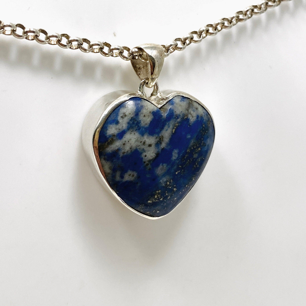 Lapis Lazuli Heart Pendant KPGJ3730 - Nature's Magick