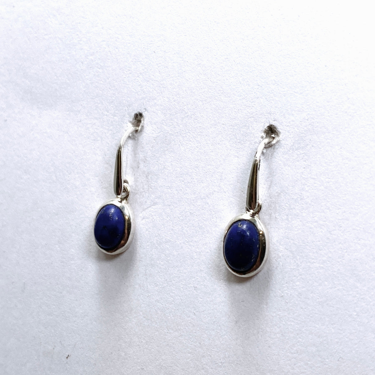 Lapis Lazuli Oval Cabochon Earrings PEGJ276