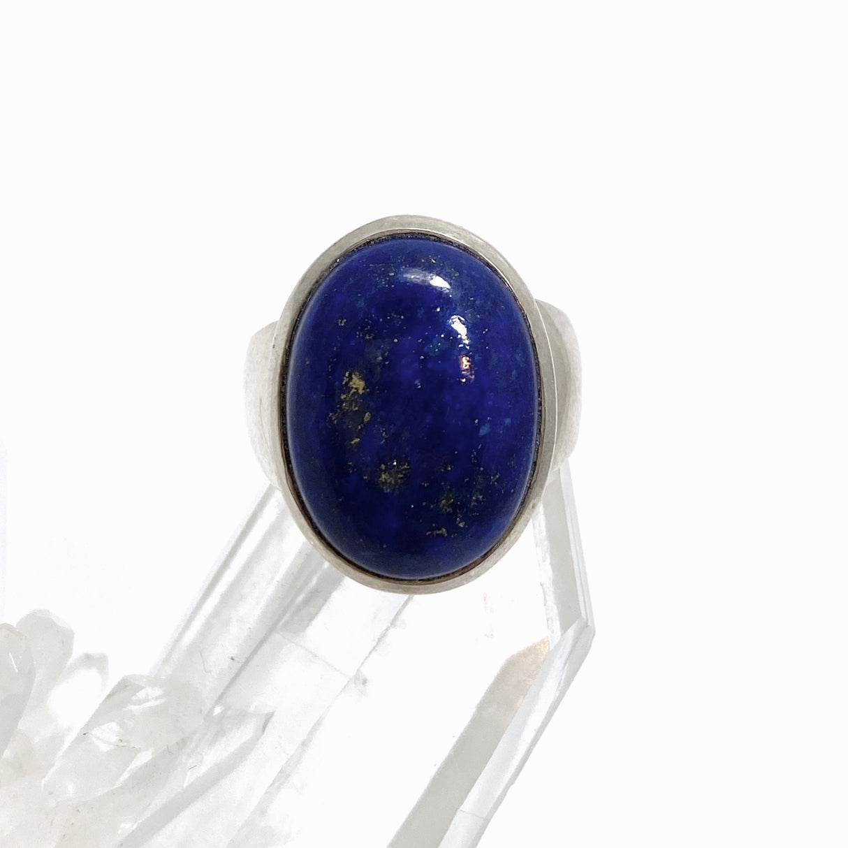 Lapis Lazuli Oval Cabochon Ring Size 6.5 PRGJ645