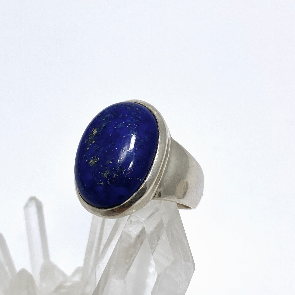 Lapis Lazuli Oval Cabochon Ring Size 6.5 PRGJ645