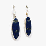 Lapis Lazuli Oval Earrings KEGJ1333 - Nature's Magick