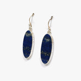 Lapis Lazuli Oval Earrings KEGJ1333 - Nature's Magick