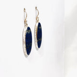 Lapis Lazuli Oval Earrings KEGJ1333 - Nature's Magick