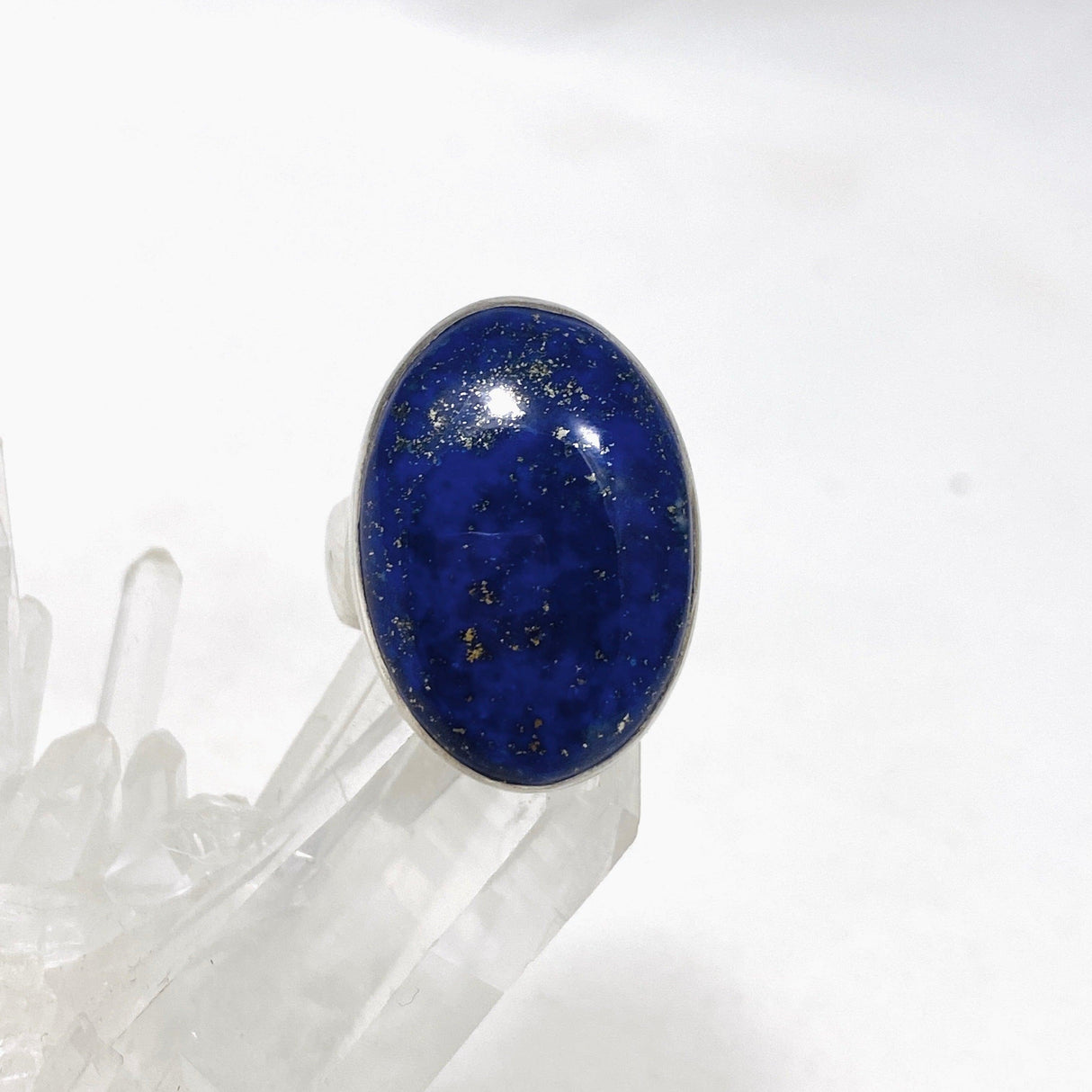 Lapis Lazuli Oval Ring Size 7 KRGJ2049 - Nature's Magick