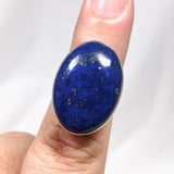 Lapis Lazuli Oval Ring Size 7 KRGJ2049 - Nature's Magick