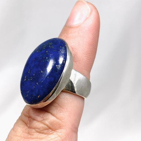 Lapis Lazuli Oval Ring Size 7 KRGJ2049 - Nature's Magick