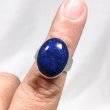 Lapis Lazuli Oval Ring Size 7 KRGJ2050 - Nature's Magick