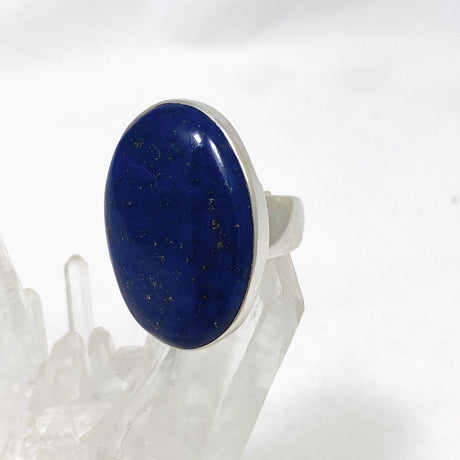 Lapis Lazuli Oval Ring Size 8 KRGJ2051 - Nature's Magick