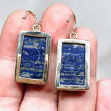 Lapis Lazuli Rectangular Earrings KEGJ1337 - Nature's Magick