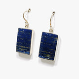 Lapis Lazuli Rectangular Earrings KEGJ1337 - Nature's Magick