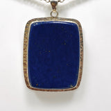 Lapis Lazuli Rectangular Pendant KPGJ2858 - Nature's Magick