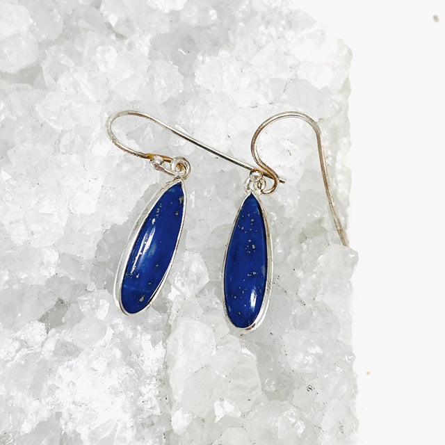 Lapis Lazuli Teardrop Earrings KEGJ1328 - Nature's Magick