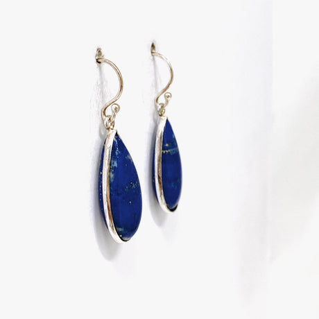 Lapis Lazuli Teardrop Earrings KEGJ1329 - Nature's Magick