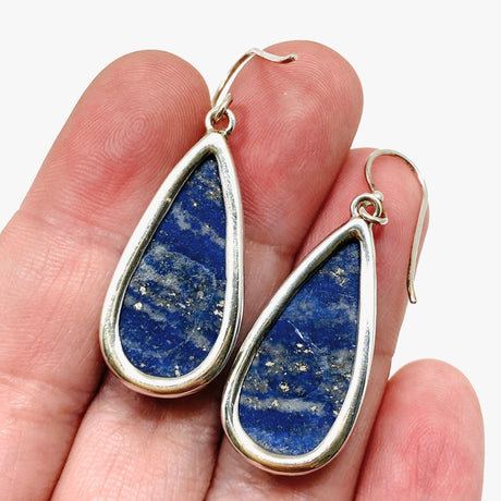 Lapis Lazuli Teardrop Earrings KEGJ1331 - Nature's Magick