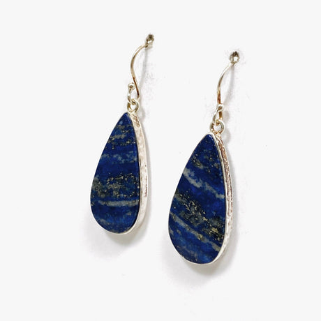 Lapis Lazuli Teardrop Earrings KEGJ1331 - Nature's Magick