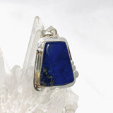 Lapis Lazuli Trapesium Pendant with Silver Detailing KPGJ3820 - Nature's Magick