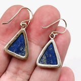 Lapis Lazuli Triangular Earrings KEGJ1334 - Nature's Magick