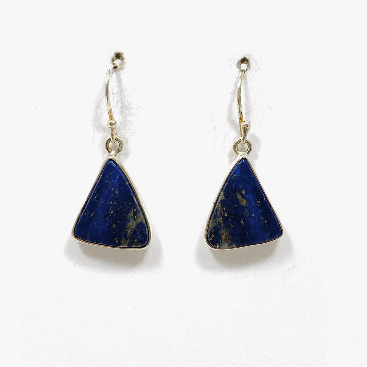 Lapis Lazuli Triangular Earrings KEGJ1334 - Nature's Magick