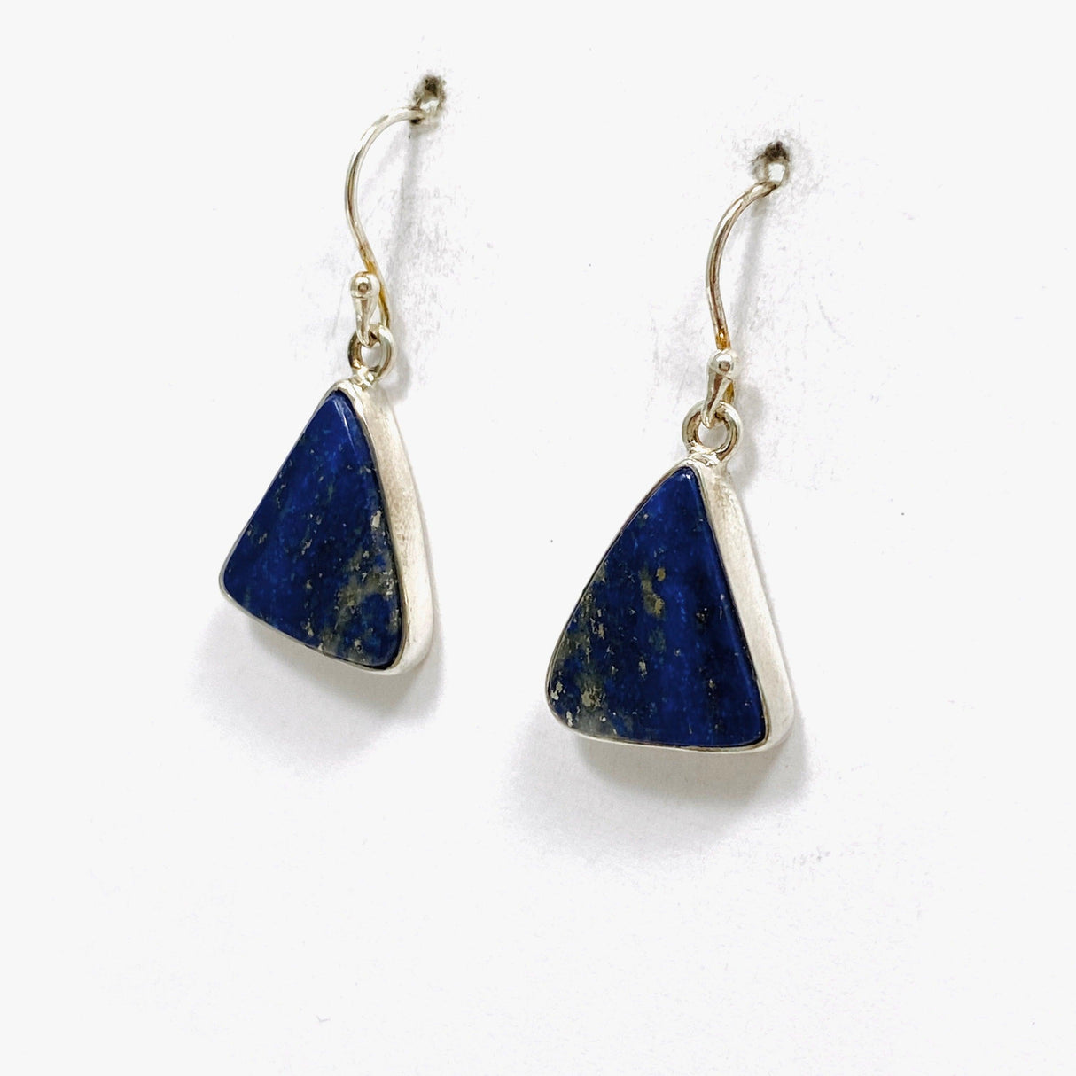 Lapis Lazuli Triangular Earrings KEGJ1334 - Nature's Magick