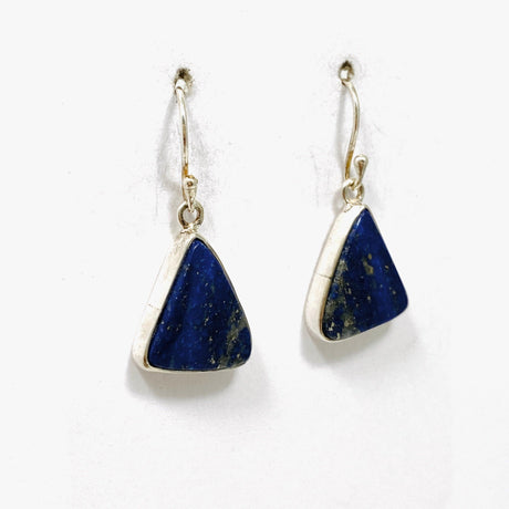 Lapis Lazuli Triangular Earrings KEGJ1334 - Nature's Magick