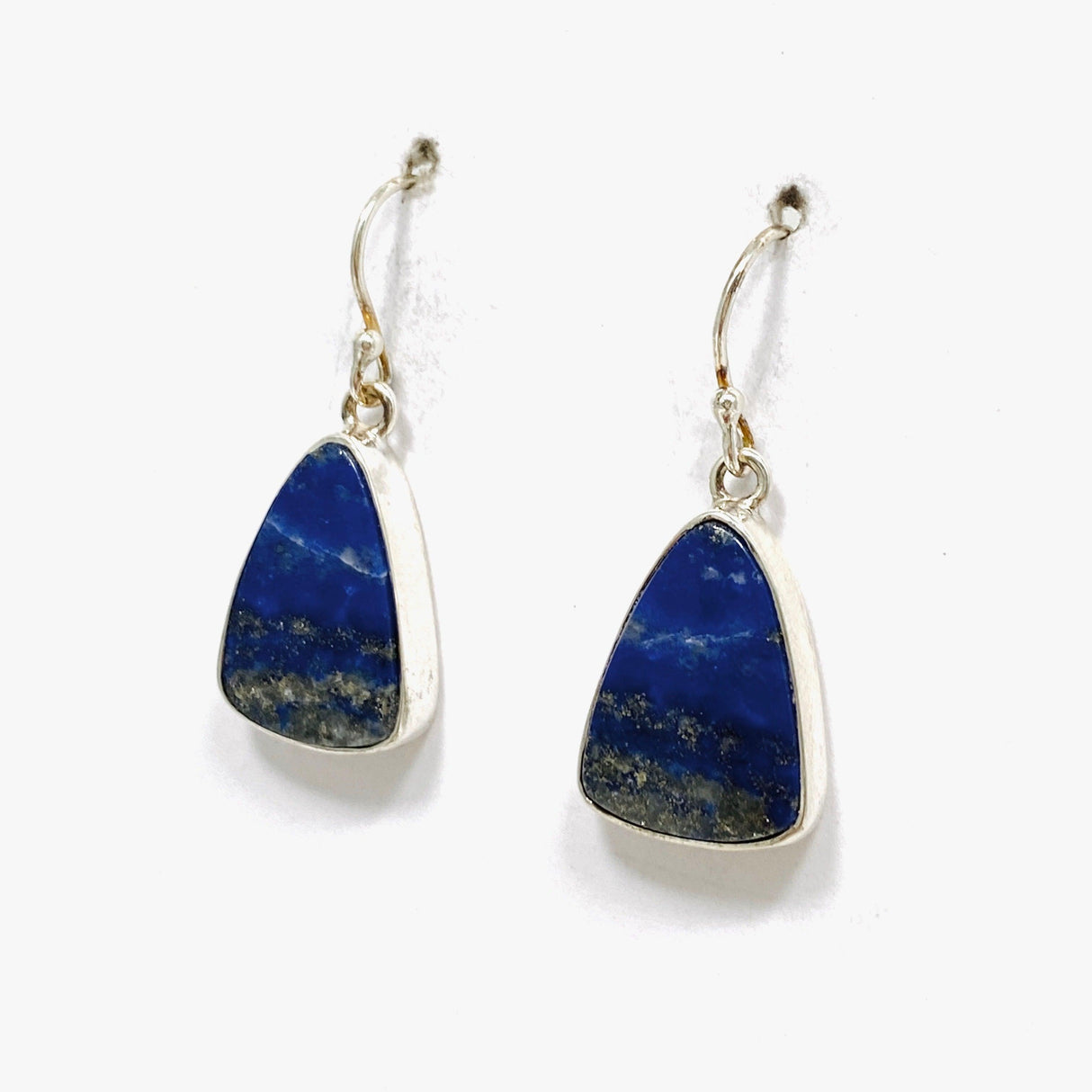 Lapis Lazuli Triangular Earrings KEGJ1335 - Nature's Magick