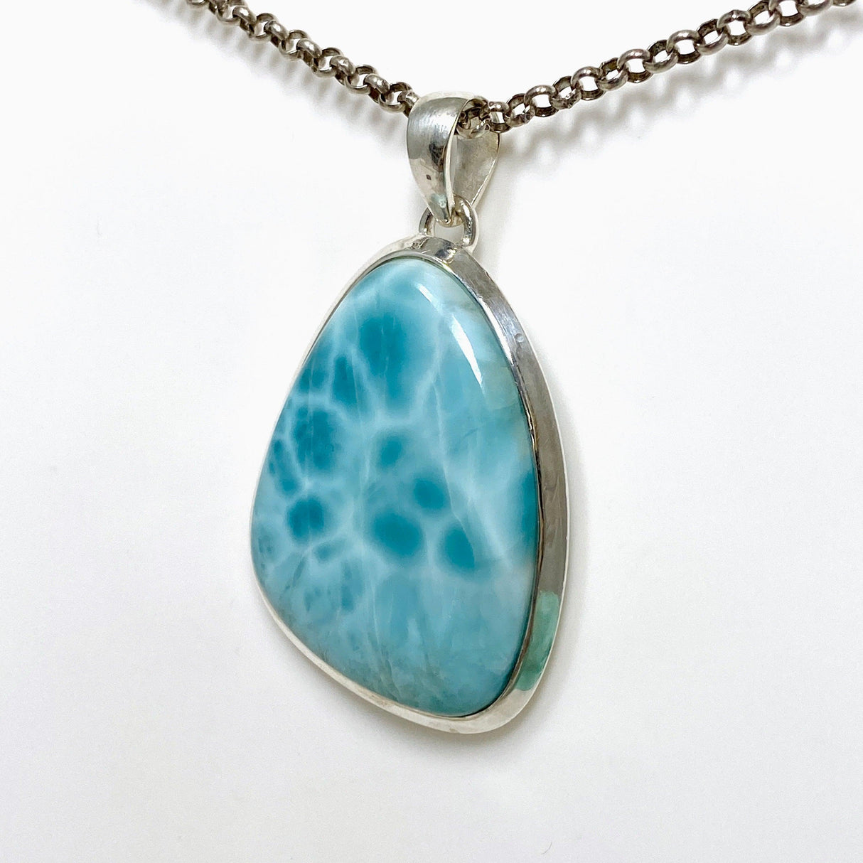 Larimar Freeform Pendant THP-05 - Nature's Magick