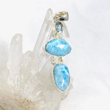 Larimar Multi Stone Pendant KPGJ4171 - Nature's Magick