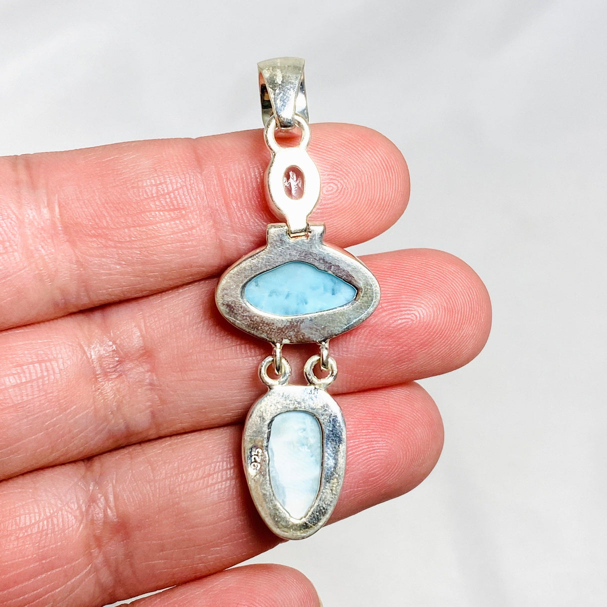 Larimar Multi Stone Pendant KPGJ4171 - Nature's Magick